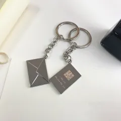 Envelope Express Zinc Alloy Couple Models Keychain - Keychain - View 1