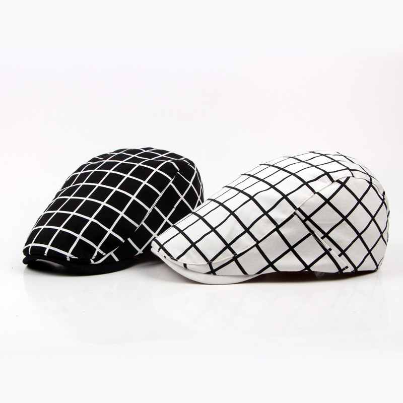 New Retro Classic Plaid Beret
