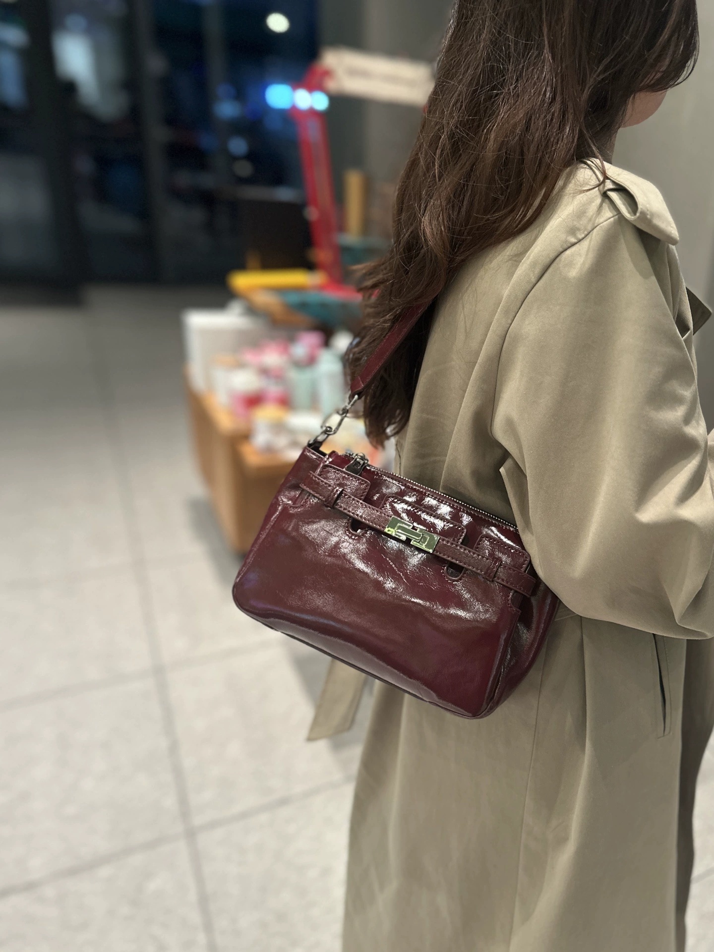 Custom Cross-Border Top-Grain Oil Wax Cowhide Underarm Bag 2026 New OEM Vintage-Feel Genuine Leather Handbag 3