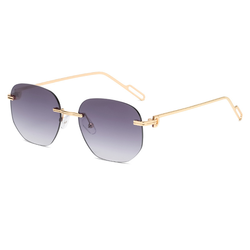 Women’s Small Frame Cut Edge Sunglasses