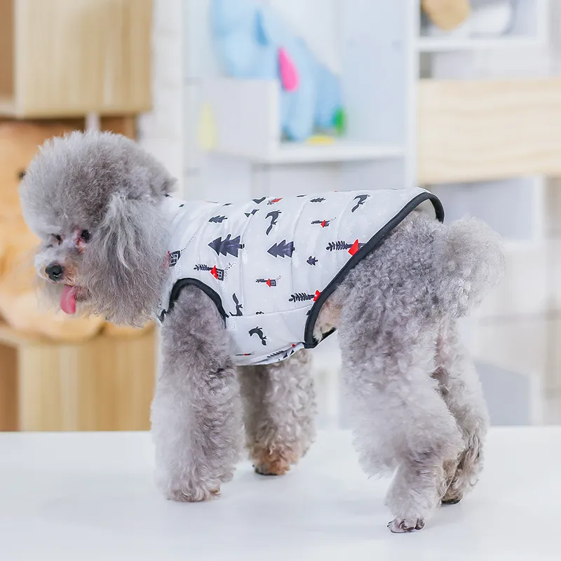 Dog Clothing Pet Clothes Autumn And Winter New Style - Light Grey
