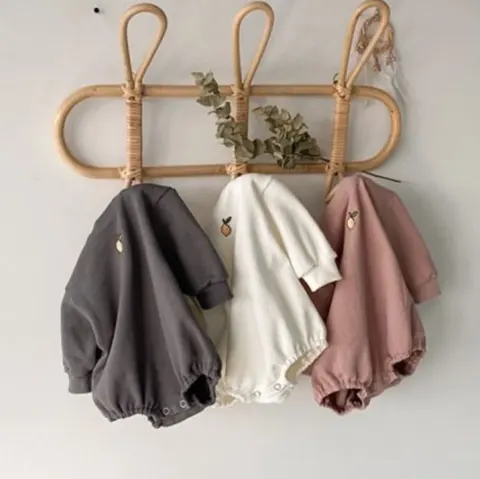 Cute Baby Pear Bag Fart Clothes Fashion Long-sleeved Romper