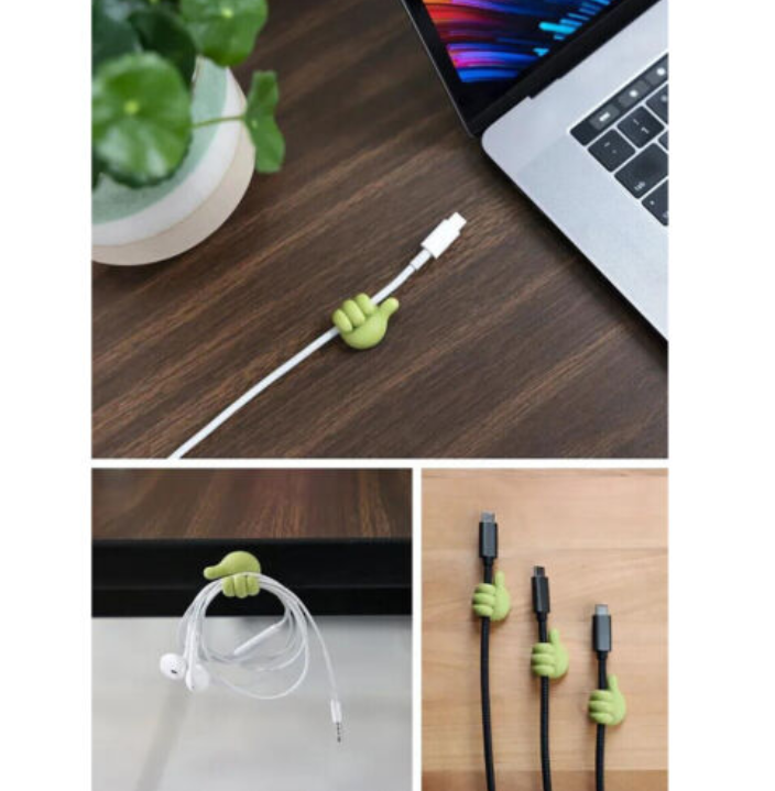12 24 Pcs Clip Handy Holder Self-Adhesive Wall Thumb Hooks NEW — image 9