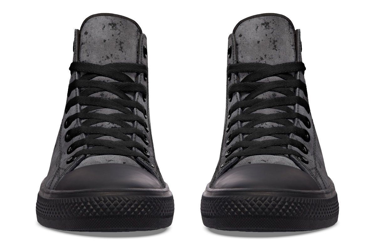 Printed Couple High-top Canvas Shoes