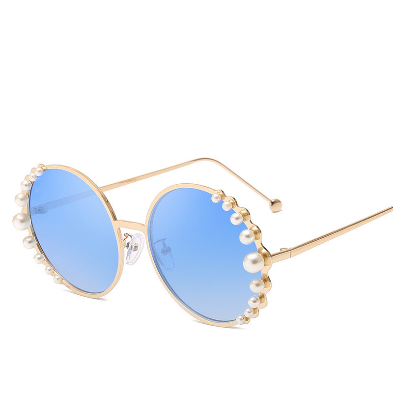 Title 4, Round frame pearl sunglasses ladies sunglasses