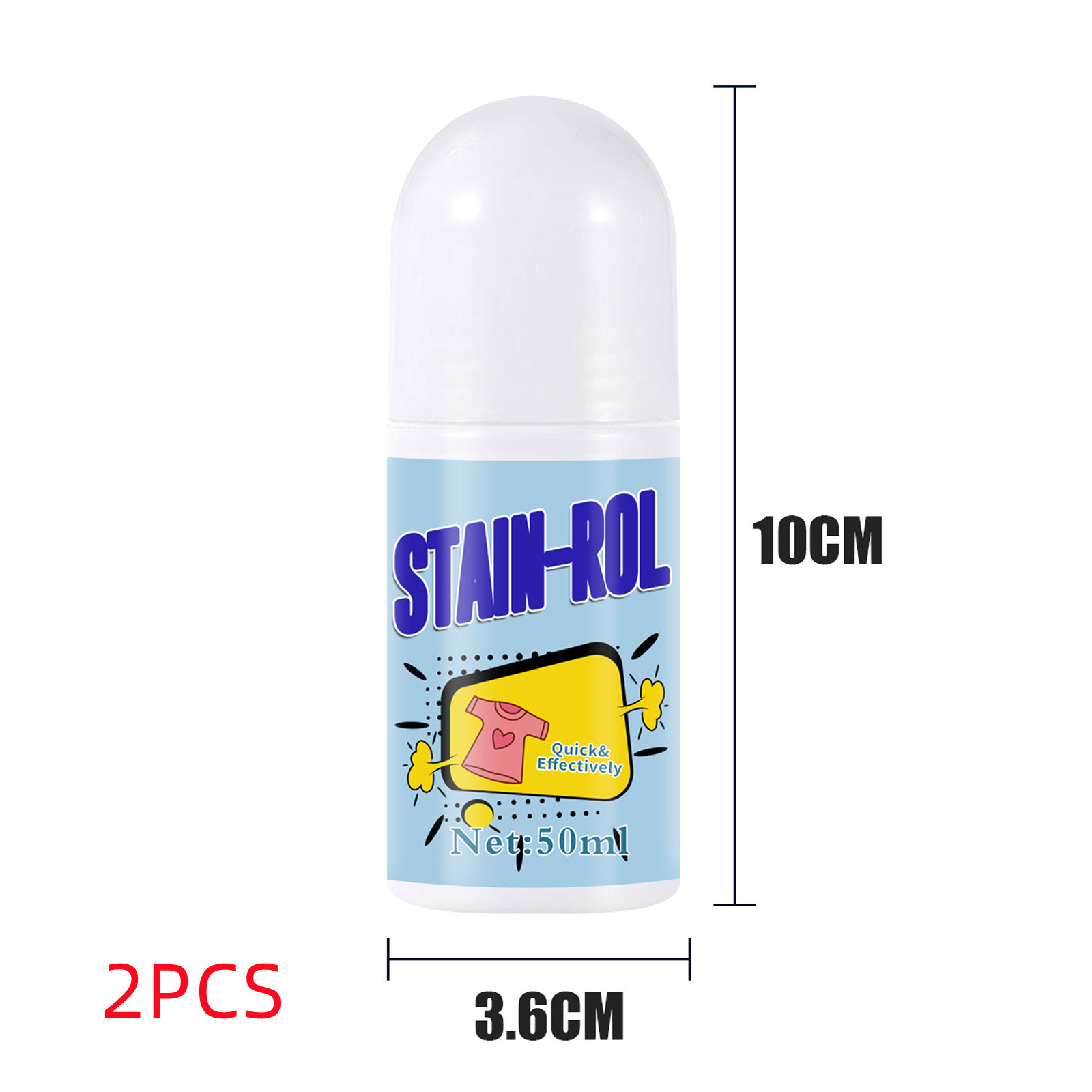 Rouleau Détachant à Sec 50 ml — Anti-Taches Tissus Sans Lavage 1
