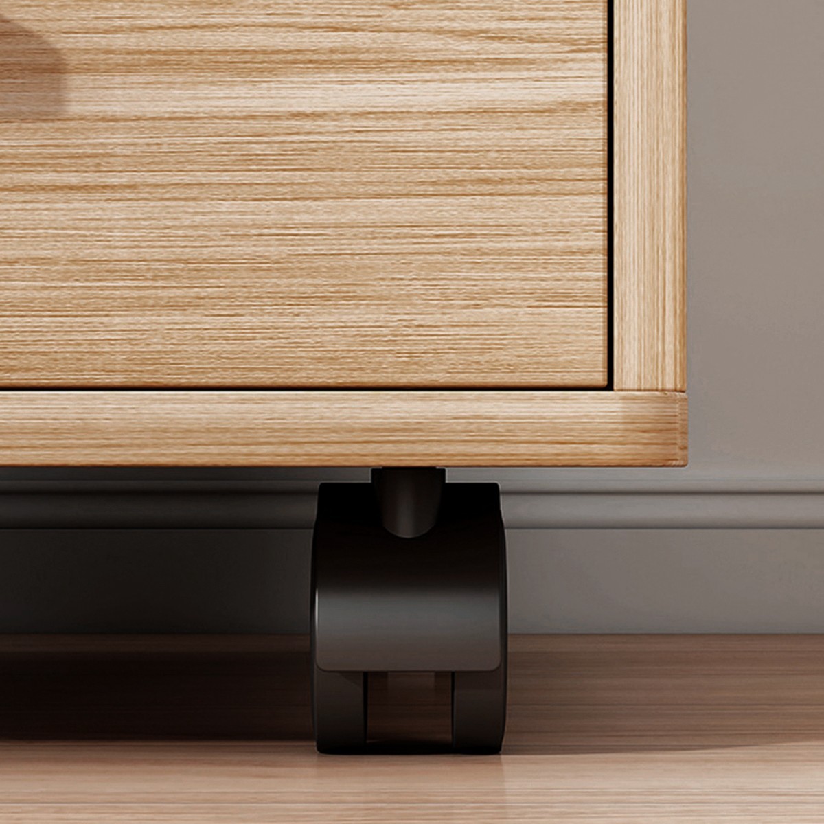 Under Desk Filing Cabinet W Drawers & Wheels Office Storage — image 2