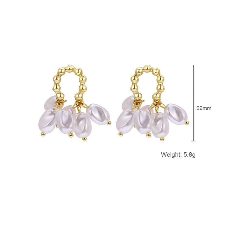 European And American Explosive Fashion New Diamond Earrings Simple