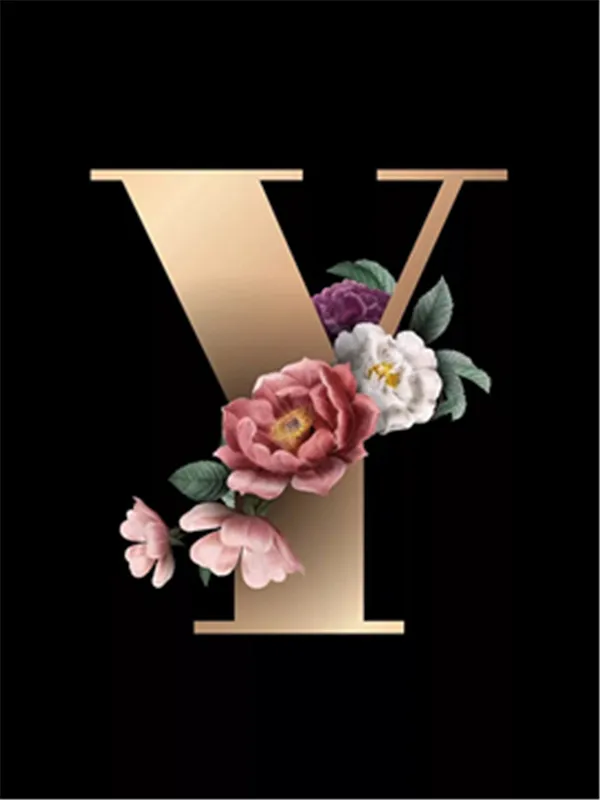 Diamond Painted Letters 5d Diamond Embroidery Cross Stitch Home Decoration Y - Shop at LoveMi