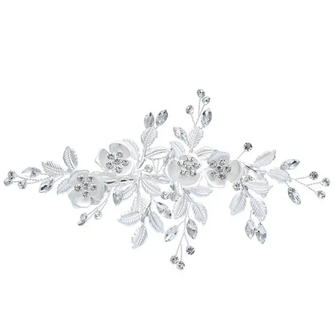 Bridal Hairpin Wedding Alloy Jewelry Headdress Fashion Rhinestones