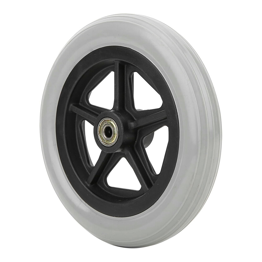 Heavy Duty Wheelchair Replacement Front Wheel Solid Tire 2PCS UK — image 5