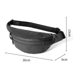 Crossbody Bag Men's Fashion Trend Casual - Black - View 1