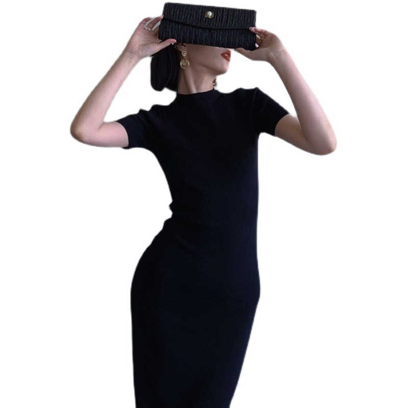 Retro Temperament Slim Fit Hip Dress