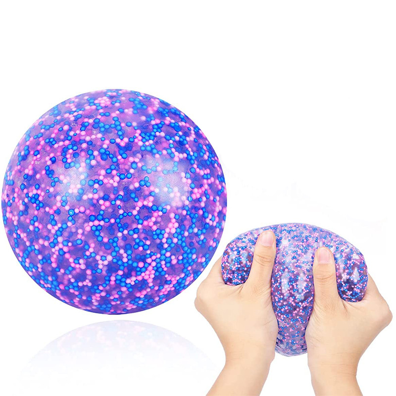 Title 1, Soft Rubber Vent Squeezing Toy Foam Bead Ball