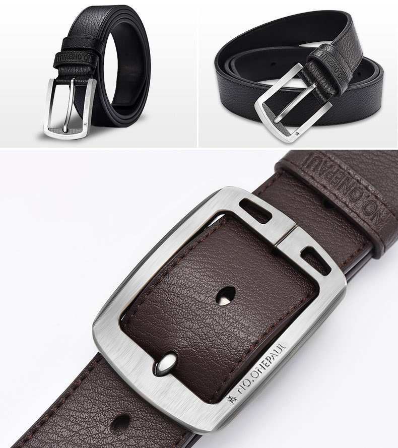 Korean Style Men's Casual Belt With Pin Buckle