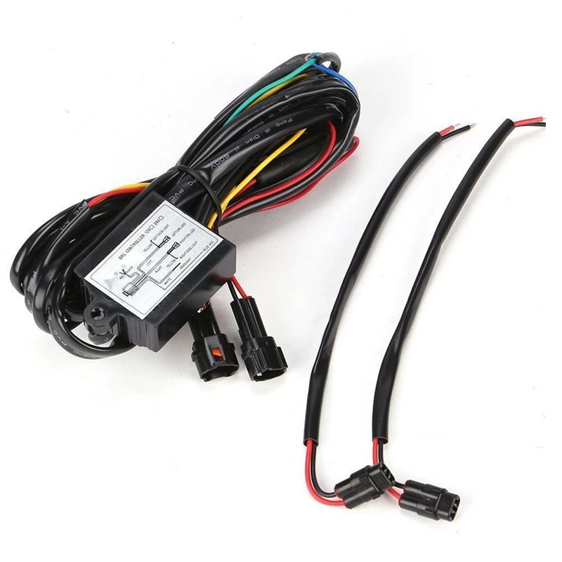 DRL LED Daytime Running Light Relay Harness Automatic On