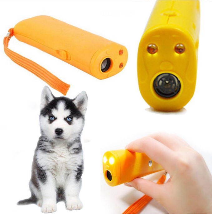 Boxed Battery-free Ultrasonic Dog Dispeller Dog Trainer Barking Dog Flashlight — foto 9