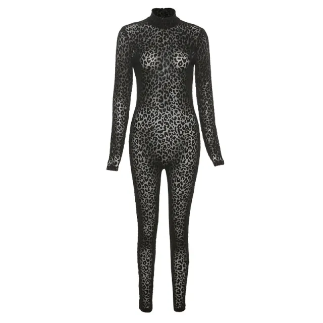 Fashion Sexy Slim Back Zipper Casual Jumpsuit Black - Shop at LoveMi