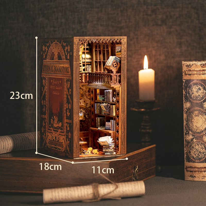 Handmade DIY Bookstand Assembled Miniature Model Ideas - Picture 12 of 20