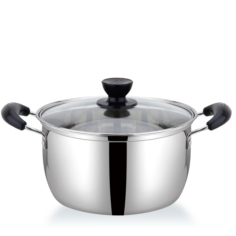 Household Stainless Steel Induction Double-ear Steamer - 5