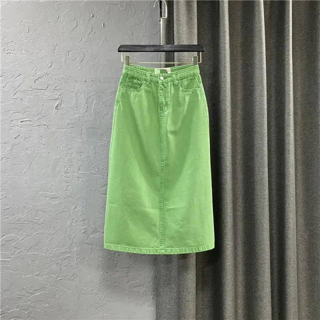 Mid length Rose Skirt Summer Dress Green - Shop at LoveMi