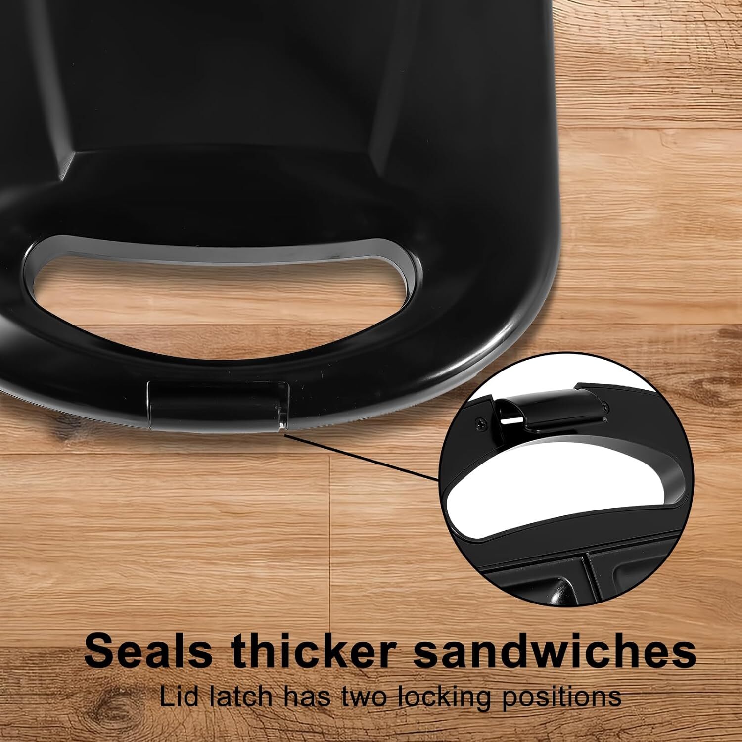 Toastie Maker 2 Slice Sandwich Toaster Non-Stick Machine Easy Clean 750W New — image 11