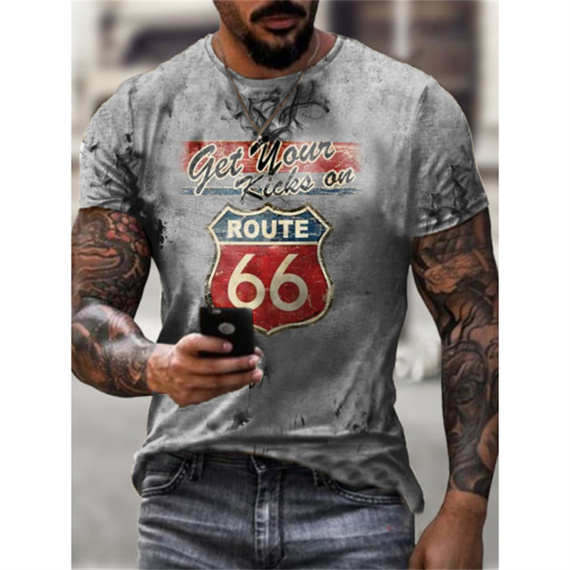 Title 5, Camiseta 3DT para hombre de cuello redondo, hol...