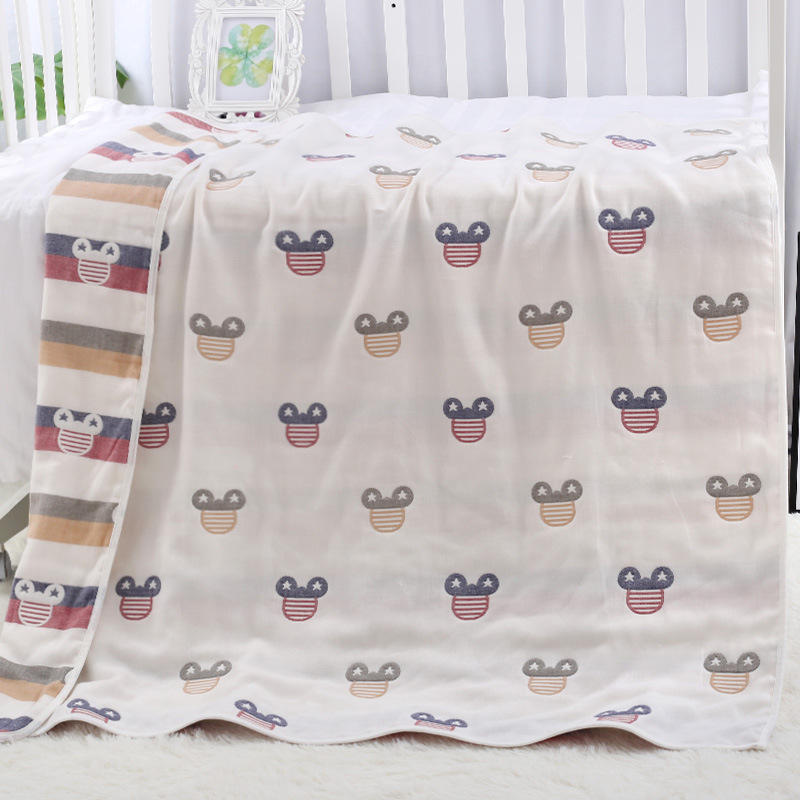 Title 12, Cotton Six-layer Gauze Towel Quilt Gauze Bath T...