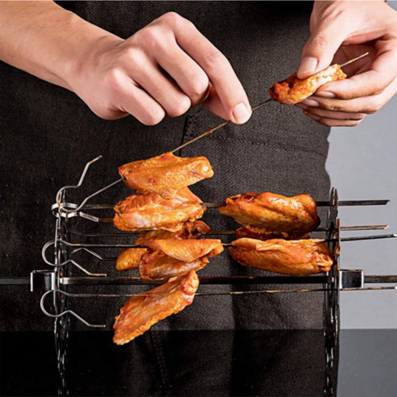 Title 6, Creative Stainless Steel 304 Rotating Skewers Cage