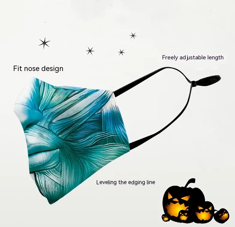 Halloween Clown Funny Horror Creative Double-layer Dust