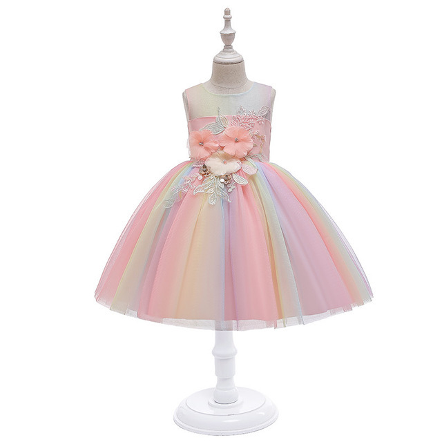 Girls' One Year Old 61 Performance Costume Flower Girl Dress — foto 5
