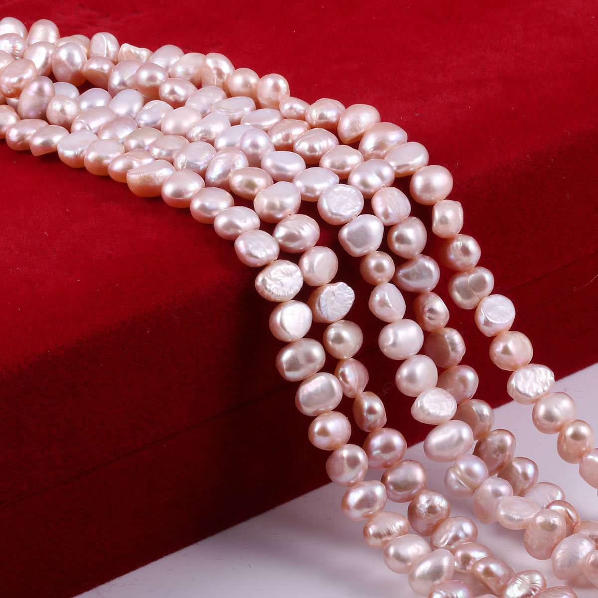 Natural Freshwater Round Pearl Necklace Bracelet