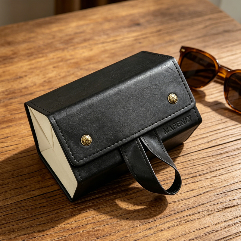 5in1 Sunglasses Travel Case Organizer Hangable, Eyeglasses Foldable Storage Organizer view 4