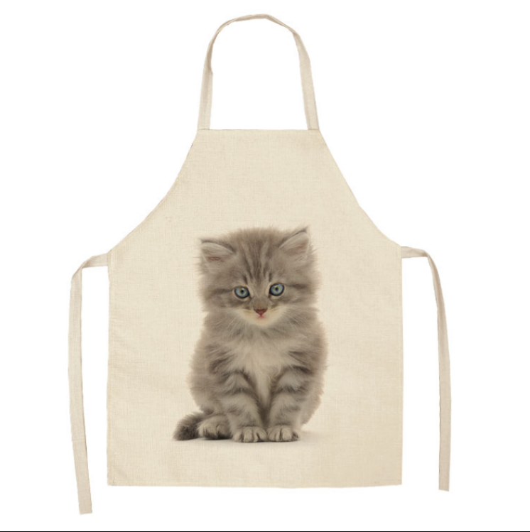 Title 1, Kitchen Oil-proof Sleeveless Cotton And Linen A...