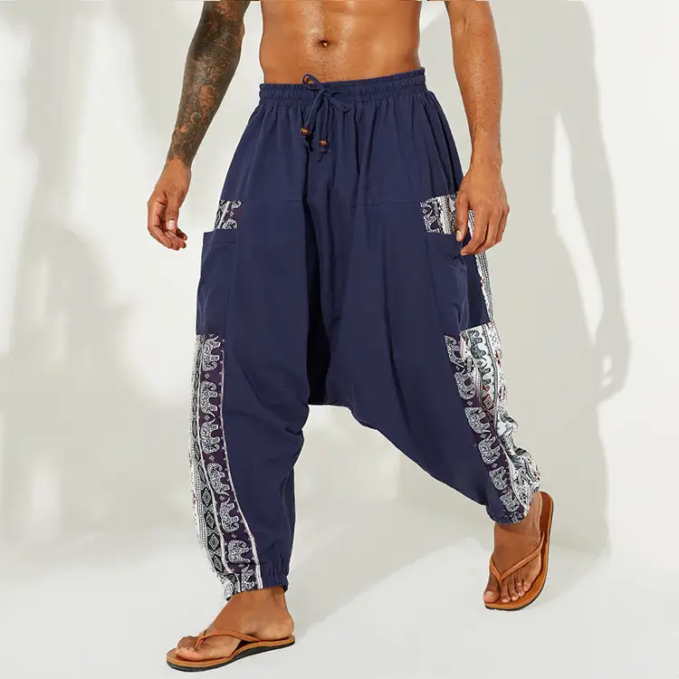 Casual Pants Drop-off Printing Men's Bloomers