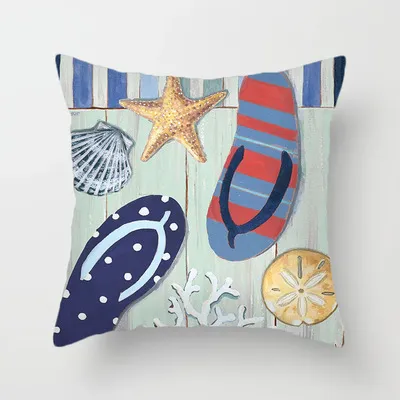 Marine Life series pillow cases Yellow Starfish - Shop at LoveMi