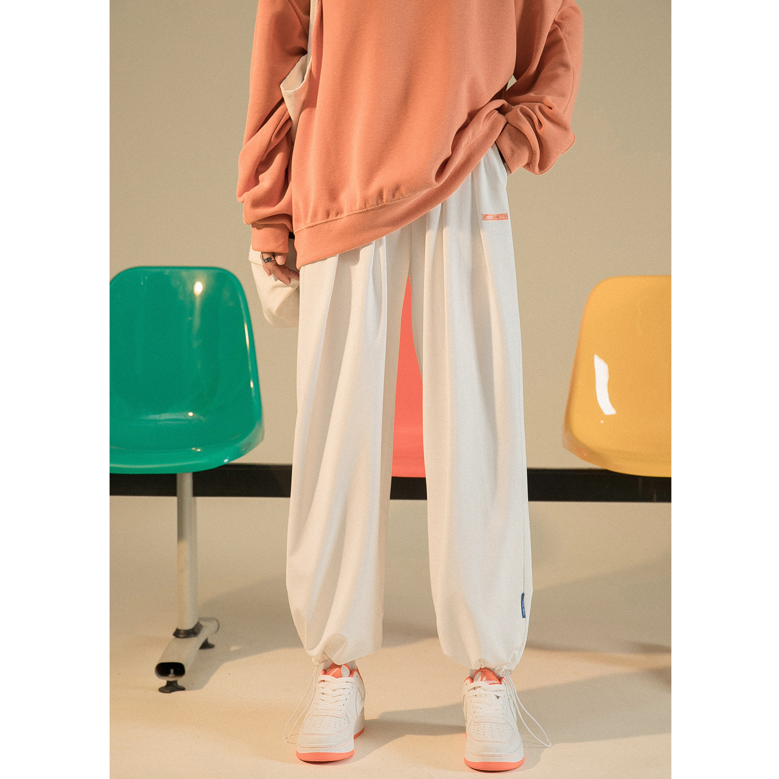 Title 2, Silk Quick-drying Pants Overalls Casual Pants S...