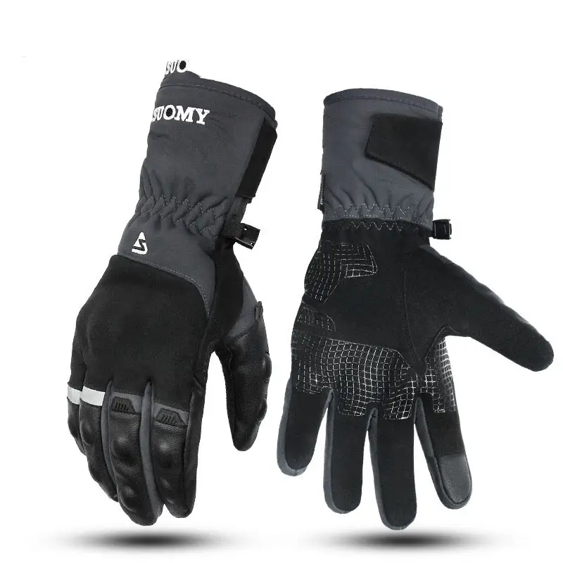 Gloves Waterproof And Warm Four Seasons Cycling Motorcycle Rider Anti-fall