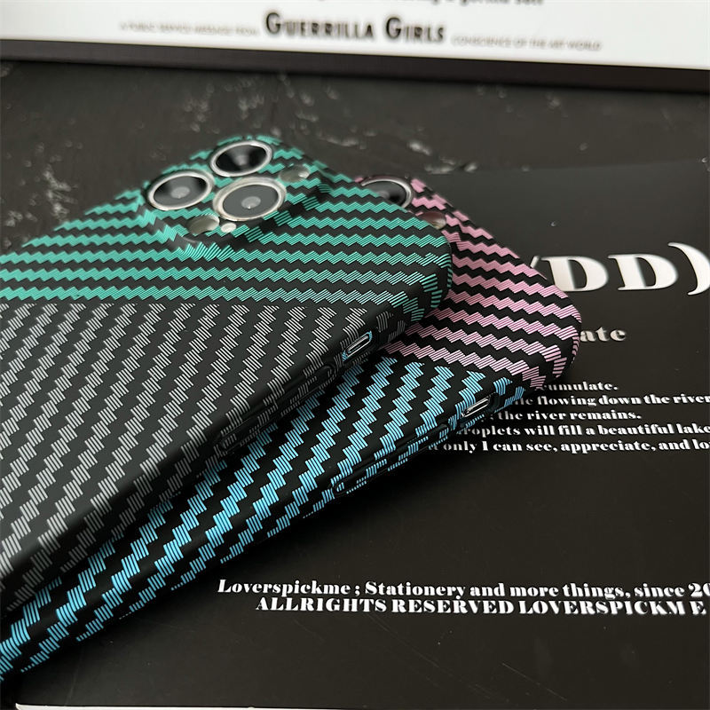Double-faced Kevlar Carbon Fiber Texture Mobile Phone Case - Image 10