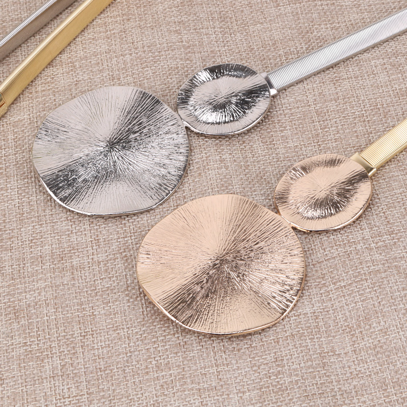 Elastic Waistband Women's Fine Decoration All-match Double Ring