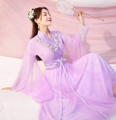 Elegant Improved Suit Han Element Sakura Super Fairy Costume