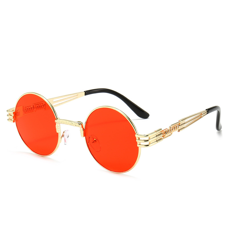 Title 13, Steampunk Sunglasses Round Frame Personality Tr...