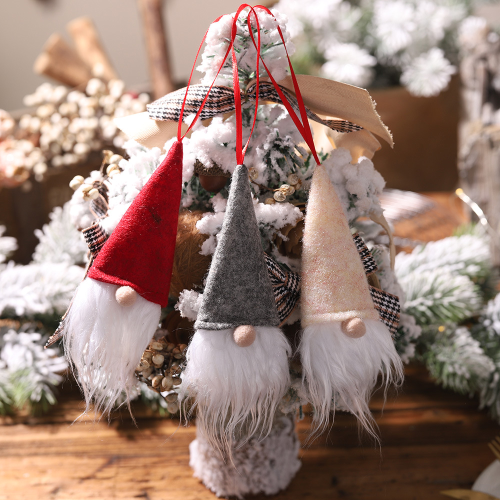 Faceless Doll Wine Bottle Cap Christmas Small Pendant