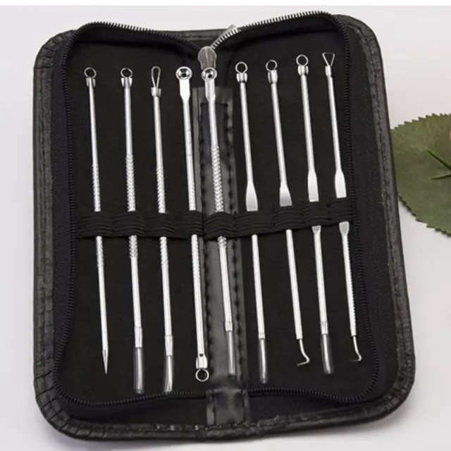 Stainless Steel Acne Needle Cell Clamp Double headed Acne Acne Needle Leather Packaging - Shop at LoveMi