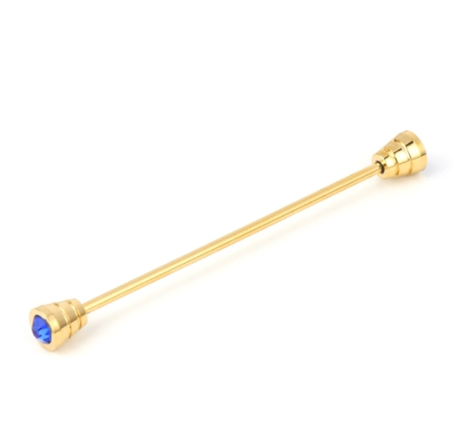 Factory Stock Fashion Diamond Men's Collar Pin Gold Collar Flower Collar Clip Ebay Source