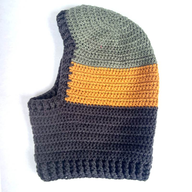 Hand Knitted Wool Head Cover Yellow - Shop at LoveMi