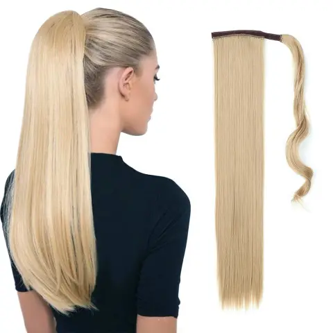 Chemical Fiber Invisible Velcro Ponytail High Temperature Wire Winding