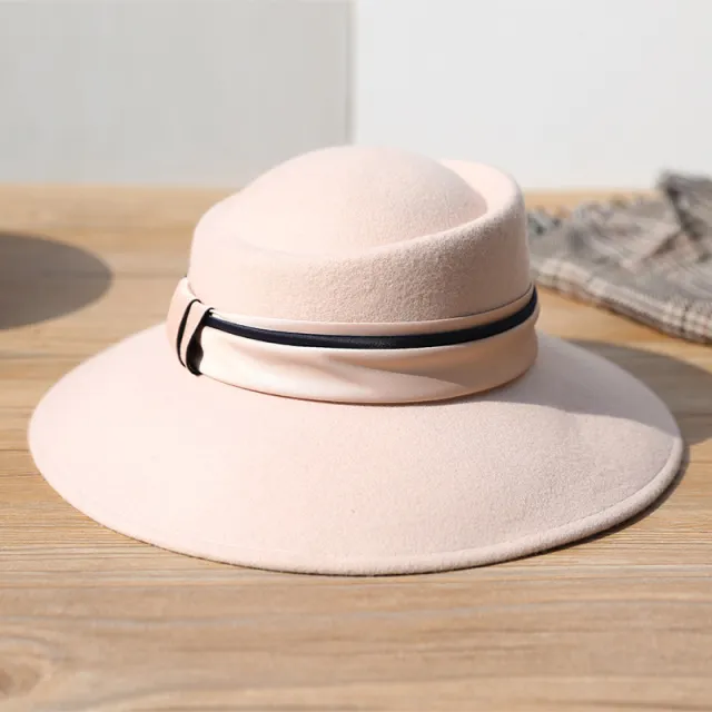 Women's Fashion Hepburn Style Autumn Warm Pot Hat Nude - Shop at LoveMi