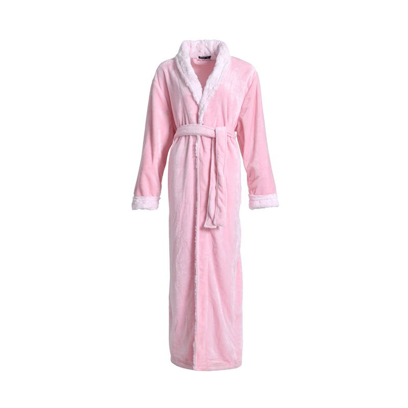 Title 6, New Couple Extended Flannel Bathrobe