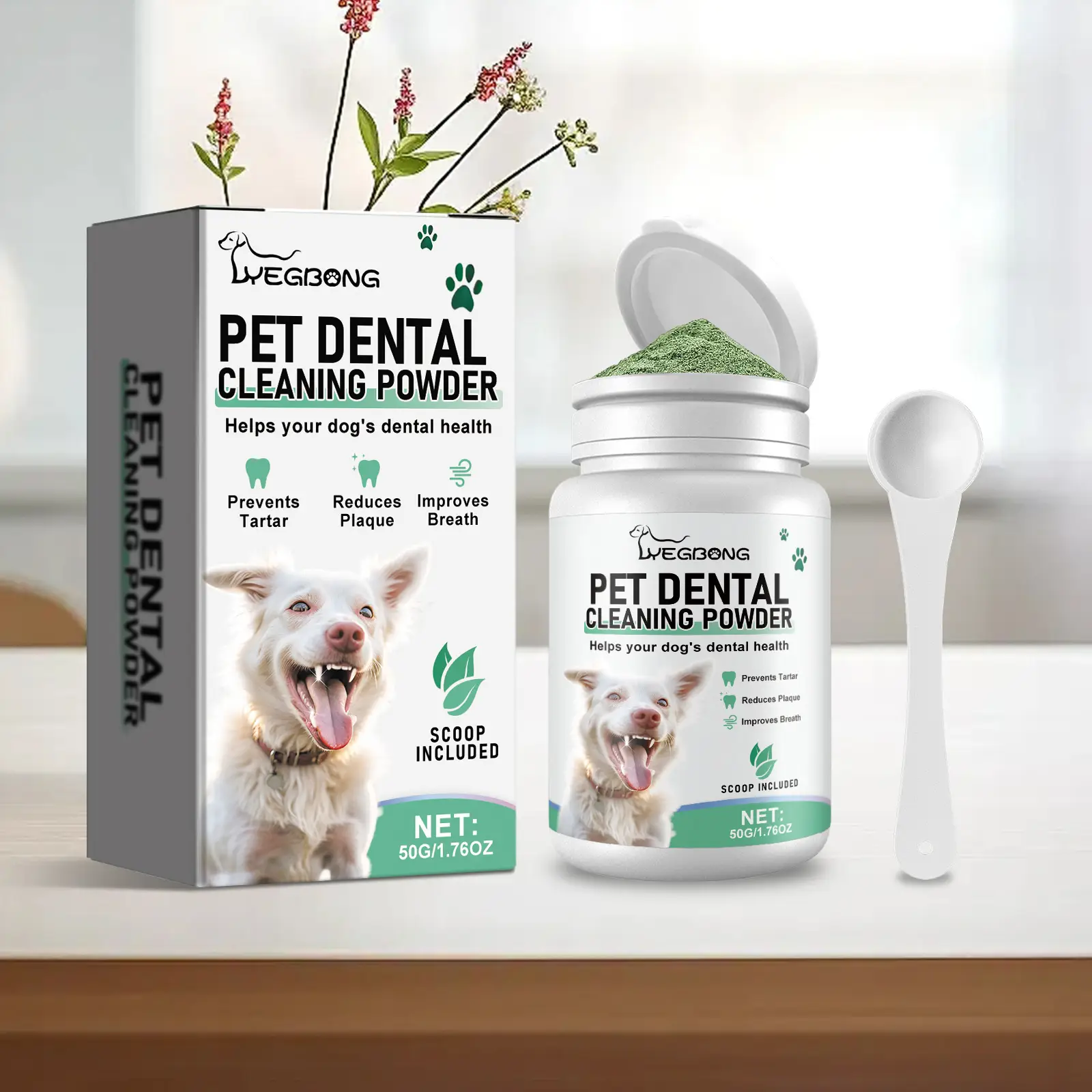 Dog Tooth Cleaning Powder